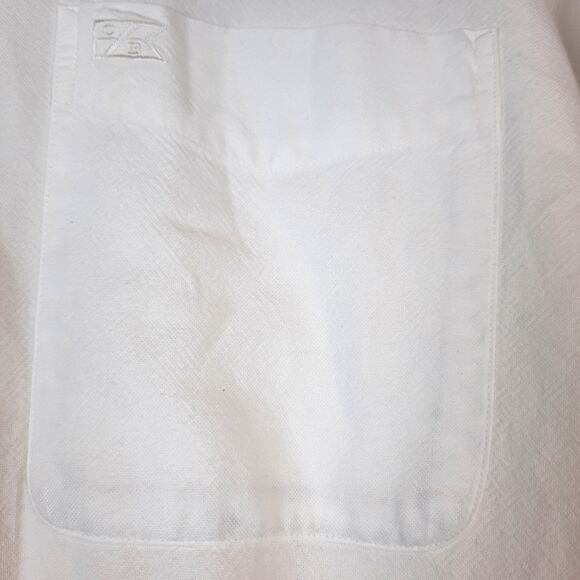 CUTTER & BUCK DRESS SHIRT MEN'S XL WHITE BUTTON DOWN COLLARED POCKET LONG SLEEVE - Picture 3 of 10